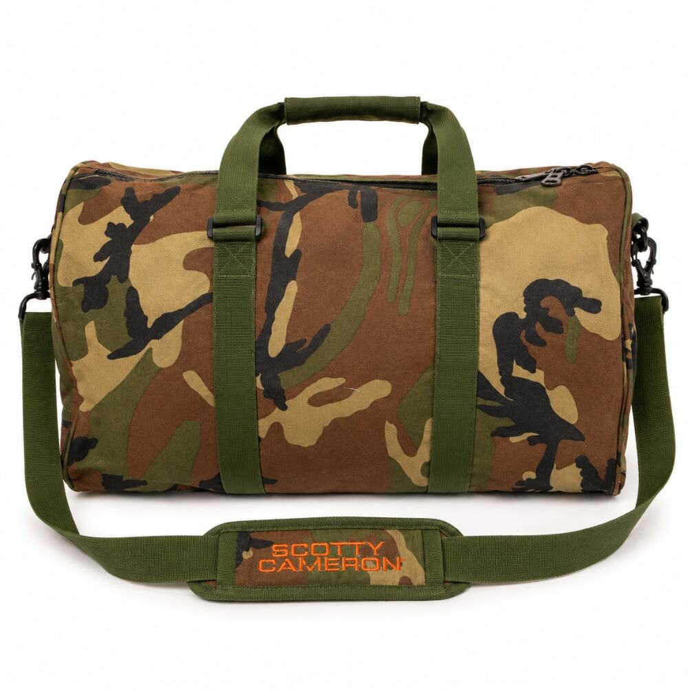 PETER MILLAR x SCOTTY CAMERON Club Membership Camouflage Duffle Bag